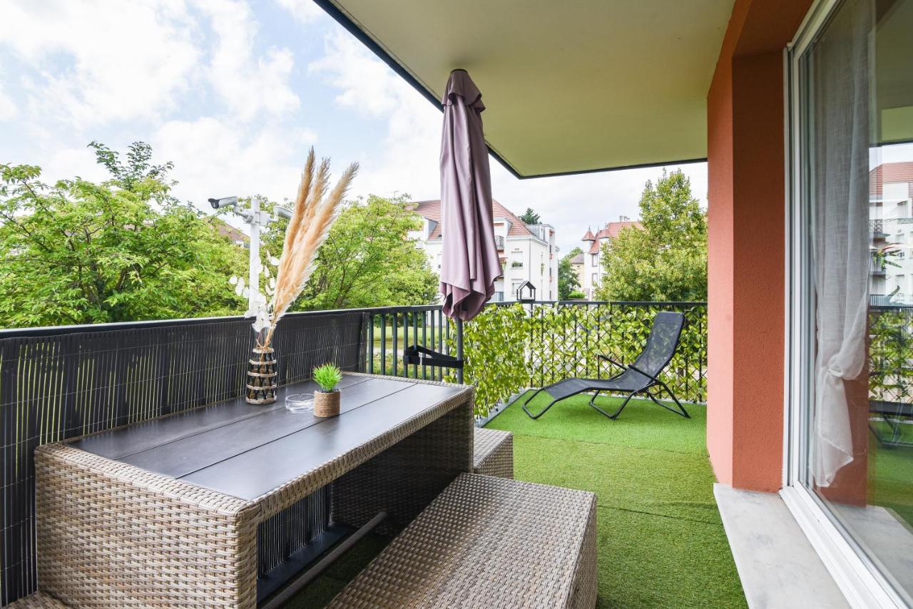 Nouveau - Le Chill & Chic - Terrasse - Parking - 6 Pers Colmar Esterno foto
