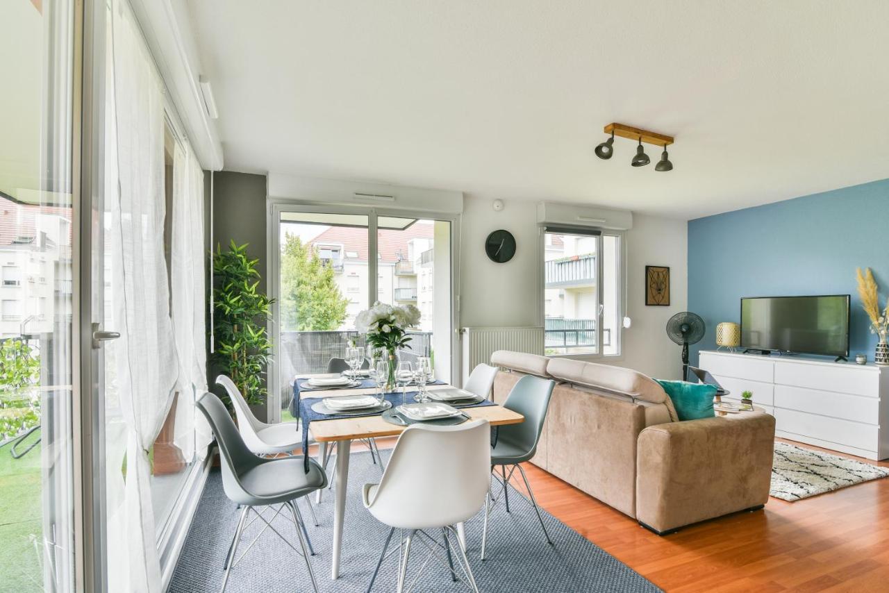 Nouveau - Le Chill & Chic - Terrasse - Parking - 6 Pers Colmar Esterno foto