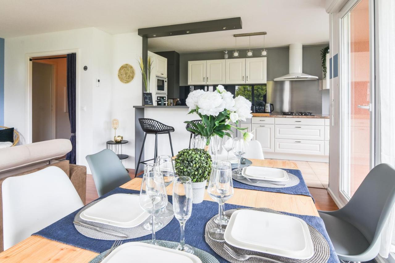 Nouveau - Le Chill & Chic - Terrasse - Parking - 6 Pers Colmar Esterno foto